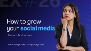 Green Minimalist Grow Your Social Media YouTube Thumbnail
